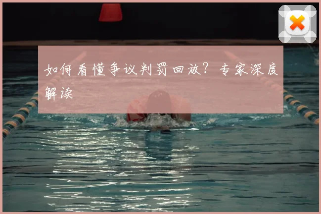 如何看懂争议判罚回放？专家深度解读
